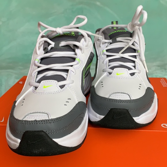 NIKE AIR MONARCH IV WHITE/WHITE-COOL GREY MENS - Picture 11 of 15